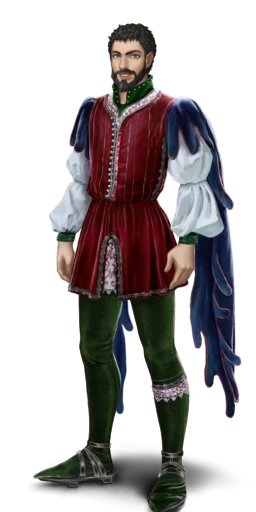 Nobleman's outfit for attending jousts redM.png
