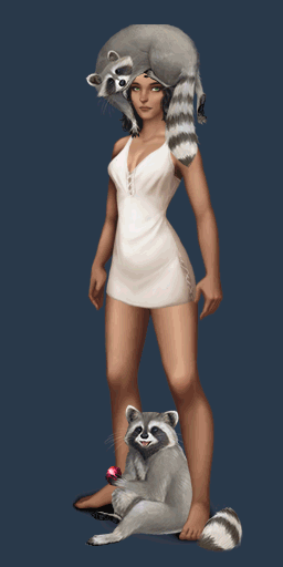 Racoons with treasureF.gif