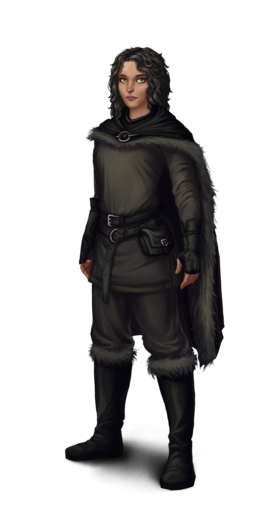 Night Fox cloak blackF.png